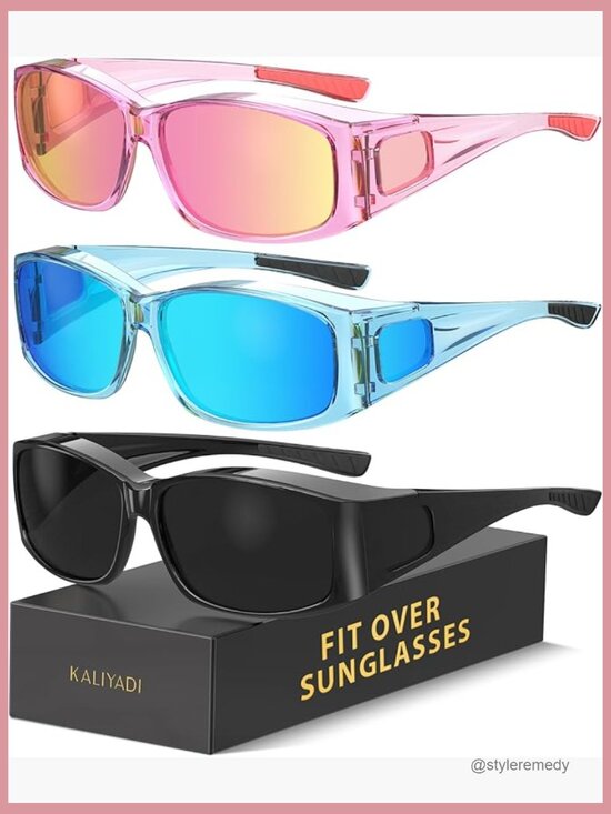 Polarized Sunglasses Fit Over Glasses UV400 Protection for Driving Fishing Golf main image 6
